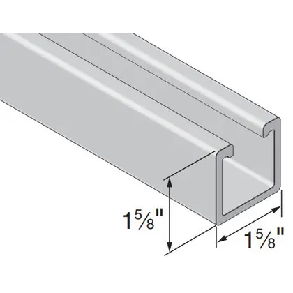 Best Seller Heavy Duty Standard Profile No Holes Fiberglass