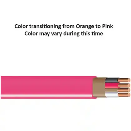 NM-B - 10-3 Solid Copper 250', Pink (Some Remaining Orange Inventory) Special Discount