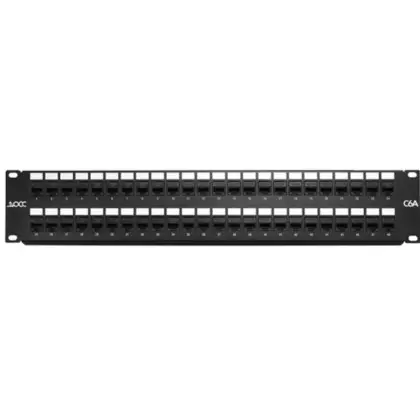 Reduced Price Patch Panel, 24-port, Category 6A, 110, UTP, 1RU, Includes K6A02 Connectors