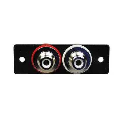 1P,BLACK,TWO RCA F/BNC No Minimum Order