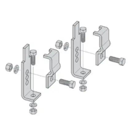 Fast Shipping RUNWAY STAND-OFF KIT, ENCLOSURES, 4-6-IN. ELEVATION, FLAT BLACK