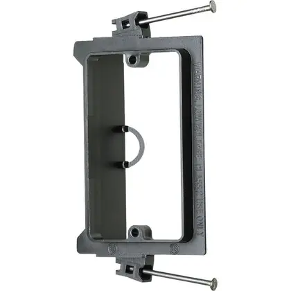 Low Price Mounting Bracket, 1-Gang, Low Voltage, Non-Metallic