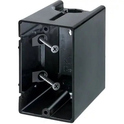 While Supplies Last Switch/Outlet Box, 1-Gang, 3-1/2" Deep, Non-Metallic