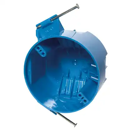 4" Round Ceiling Box, Nail-On, 2-1/4" Deep, Non-Metallic Hot Deal