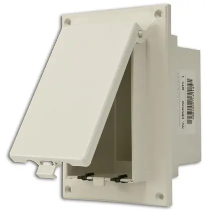 Bulk Order Weatherproof-In-Use Box, 1-Gang, Recessed, Vertical, Non-Metallic, White Cover