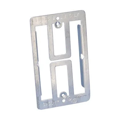 Low-voltage mounting plate, 1 gang Price Cut
