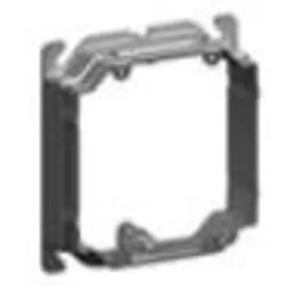 4" Square Cover, 2-Device, Mud Ring, 3/4" - 1-1/2" Raised, Drawn Place Order