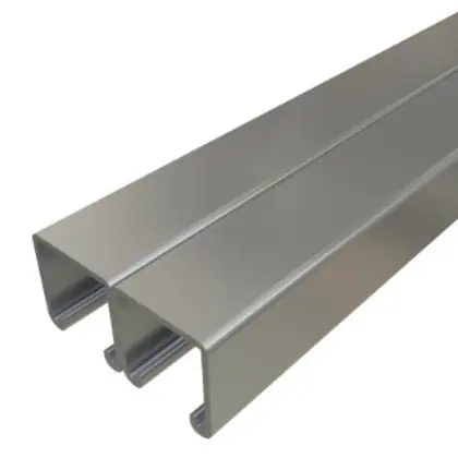 High Quality Side-to-Side Strut, 3-1/4" W x 1-5/8" D x 10' L, Pre-Galvanized Steel