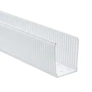 Cheap HD Slotted Wiring Duct, 3"x4", NA, White