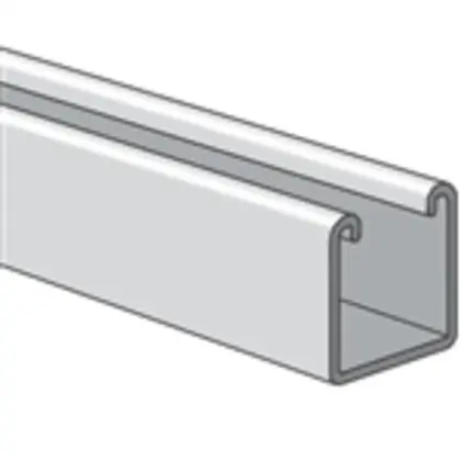 Best Price Deep Strut, No Holes, Aluminum, 1-5/8" x 1-5/8" x 20'