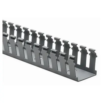 Slotted Wiring Duct, 2"x2", NA, Gray Same Day Shipping