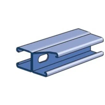 Free Shipping Deep Strut, Back-to-Back, Elongated Holes, Galvanized, 1-5/8" x 3-1/4" x 20'