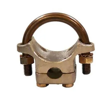 Cold Water Ground Clamp, 1-1/4" to 2" Pipe, Malleable Premium