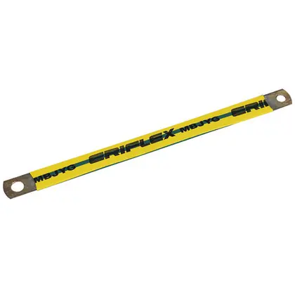 Yellow-Green Grd-Bond. Braid, Halogen Free, 120 A Ampacity, 31.57 kcmil, 9.843" Buy Today