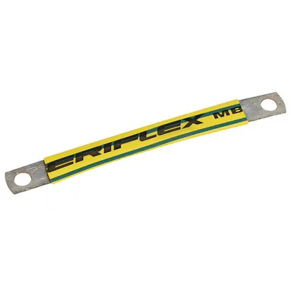 Worldwide Shipping Yellow-Green Grd-Bond. Braid, Halogen Free, 75 A Ampacity, 19.74 kcmil, 11.811"